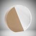 1290D Crystal/Timber Circle-Light Timber 16cm