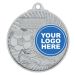 MY704S Football Blitz Medal Shiny Silver 5.2cm