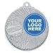 MY711S Netball Blitz Medal Shiny Silver 5.2cm