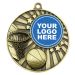 MZ607G Impact Medal Basketball Gold Medal 5cm
