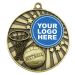 MZ611G Impact Medal Netball Gold 5cm