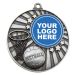 MZ611S Impact Medal Netball Silver 5cm