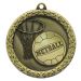 MZ811G Netball Derby Wreath Gold 6.4cm