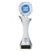 X3486 Vogue Tower Silver 30cm