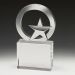 GS205B Crystal & Chrome Eclipse Star Award 16.5cm
