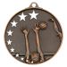MH915B Volleyball Stars Medal Bronze 5.2cm