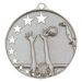 MH915S Volleyball Stars Medal Silver 5.2cm
