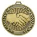 MMJ528G Prestige Handshake Gold Medal 7cm