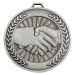 MMJ528S Prestige Handshake Silver Medal 7cm
