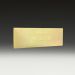 PSQ64x19G Gold 64mmx19mm Engraved Aluminium Metal plate