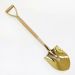 Gold Ceremonial Shovel