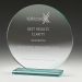 W501 Circle Jade Glass Award 11cm