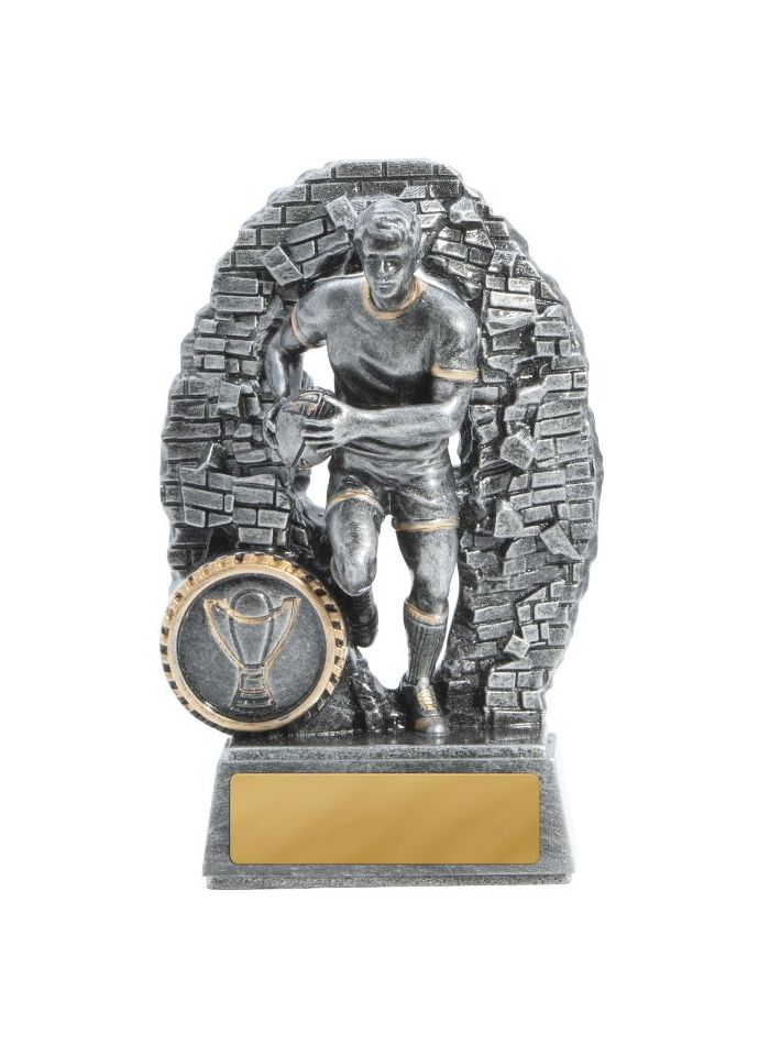 1010-6MA Breaking Down Barriers-Rugby Male 13cm