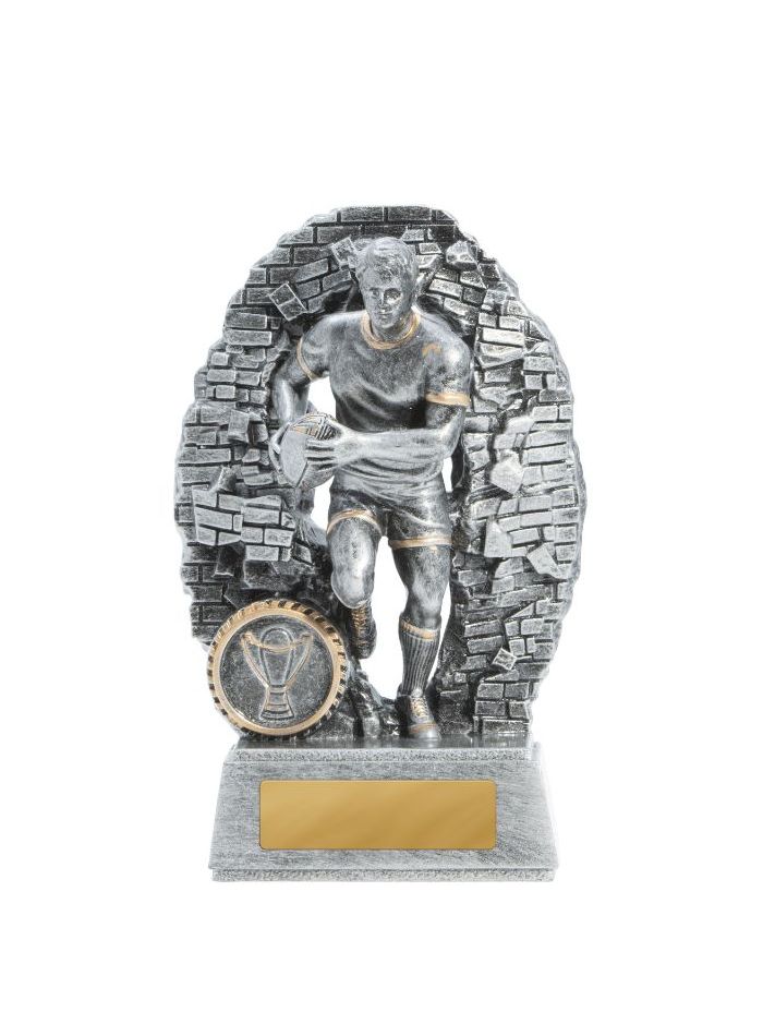 1010-6MB Breaking Down Barriers-Rugby Male 16cm