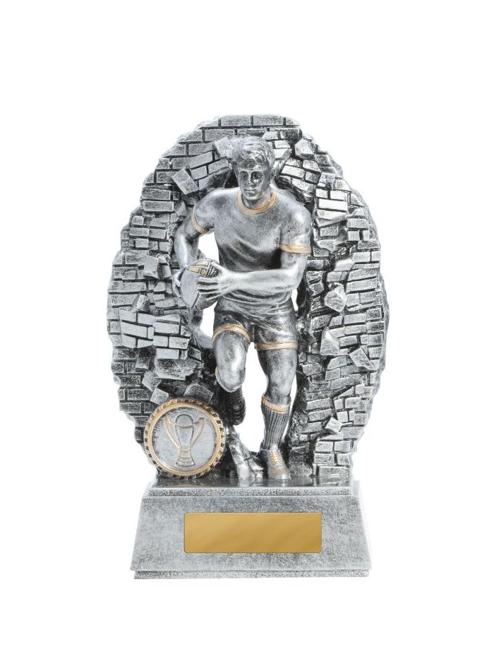 1010-6MC Breaking Down Barriers-Rugby Male 19cm