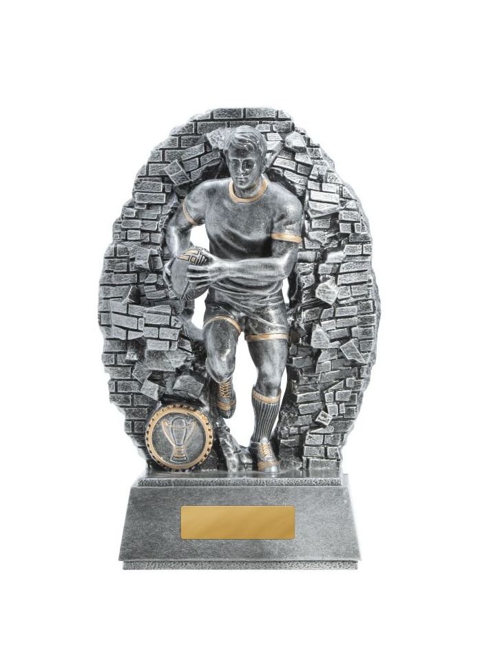 1010-6MD Breaking Down Barriers-Rugby Male 23cm
