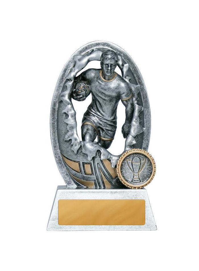 1021-6MB Hit It Up - Rugby Male 16cm