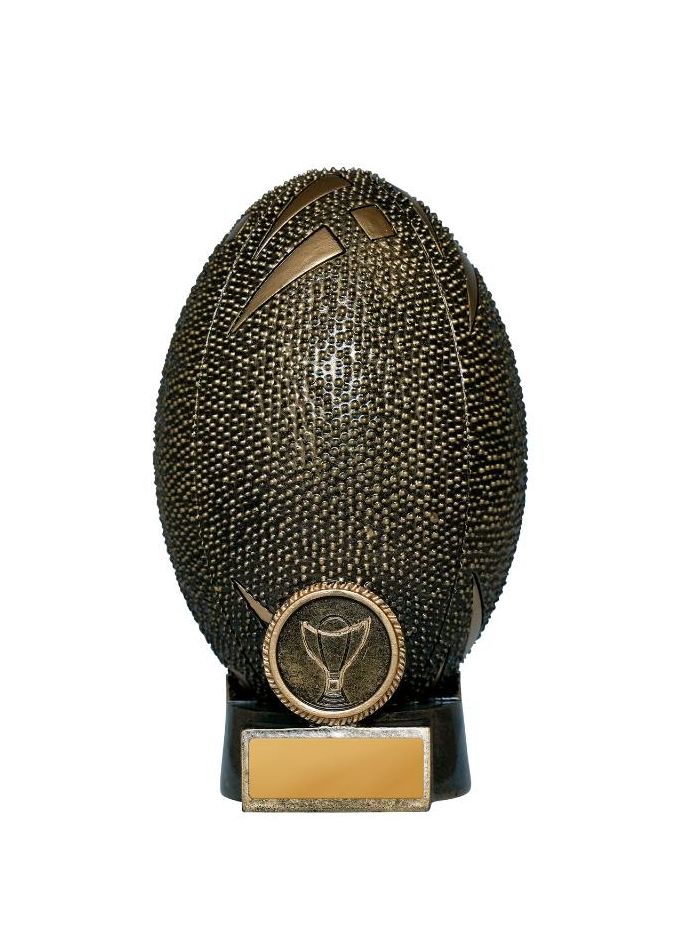 1022-6A Golden Egg - Rugby 15cm