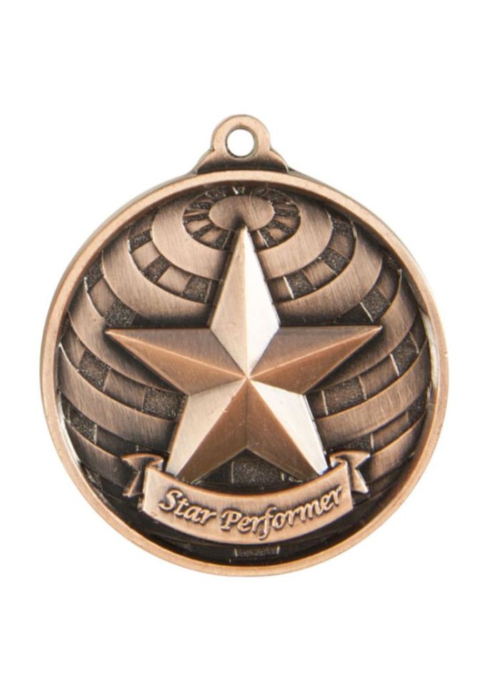 1073-37BR Global Medal-Star Performer 5cm