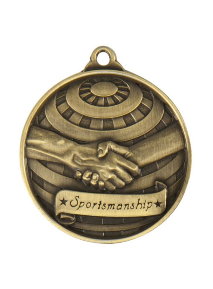 1073-38G Global Medal-Sportsmanship 5cm