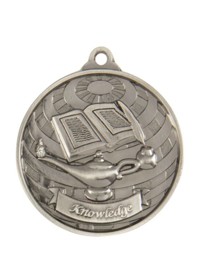 1073-39S Global Medal-Lamp of Knowledge 5cm