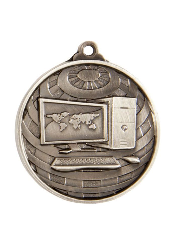 1073-42S Global Medal-Computers 5cm