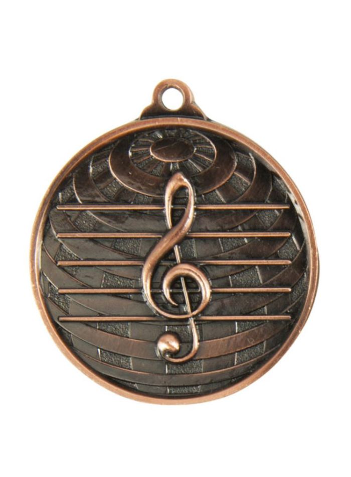 1073-44BR Global Medal-Music 5cm