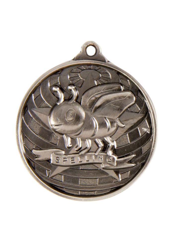 1073-50S Global Medal-Spelling 5cm