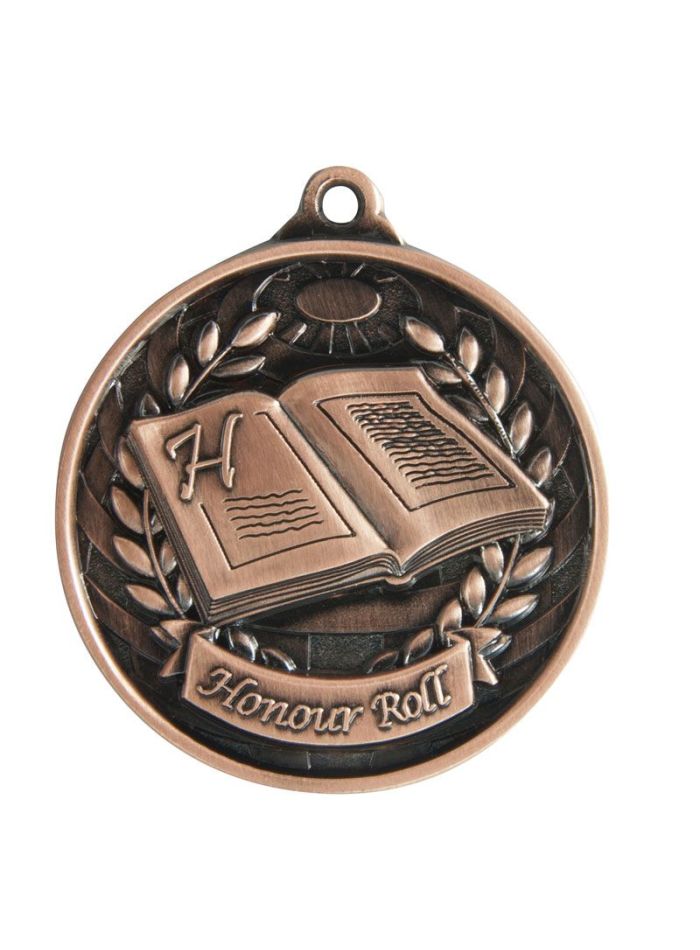 1073-53BR Global Medal-Honour Roll 5cm