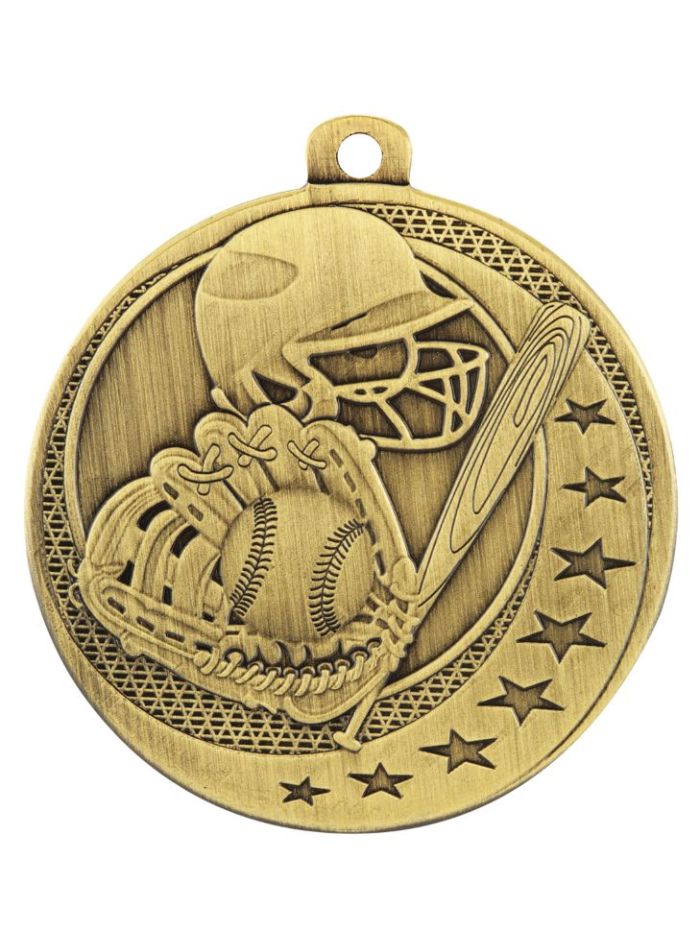 MW903G Baseball & Softball Wayfare Medal Gold