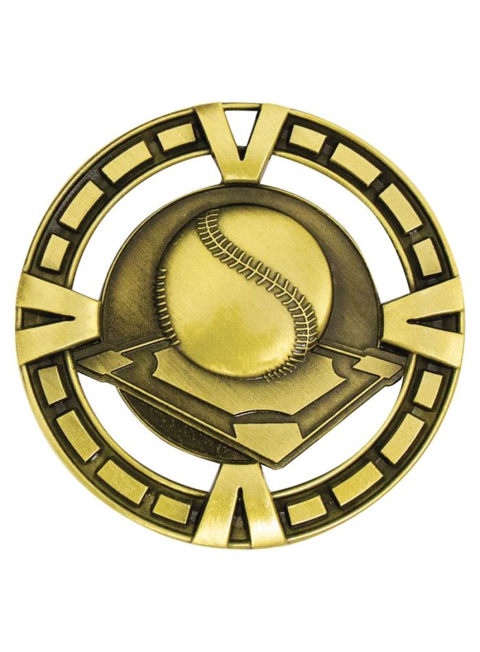 MY903G Baseball / Softball Varsity Medal Gold