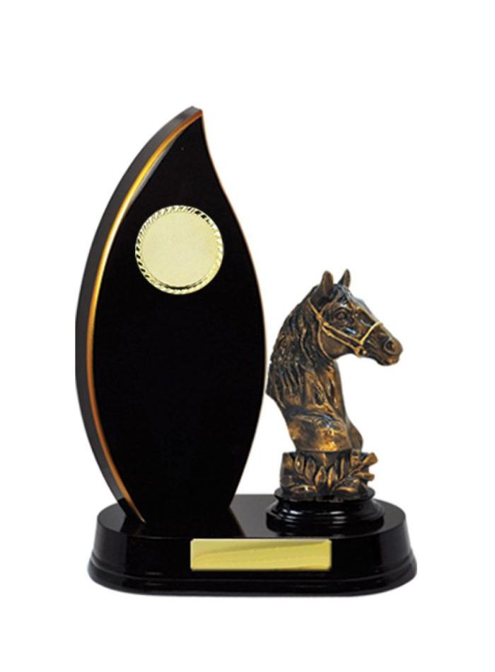 S24-15011DK Timber Buildup Horses Male 26cm