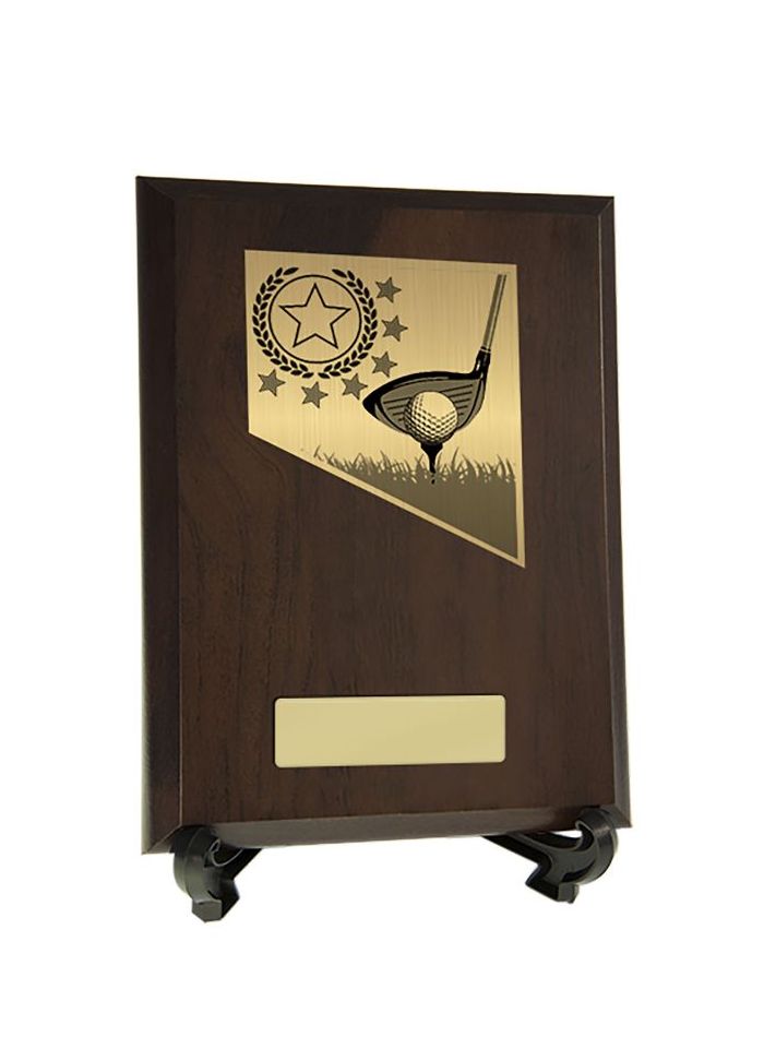 W22-8903 Plaque with Golf Trim 20cm