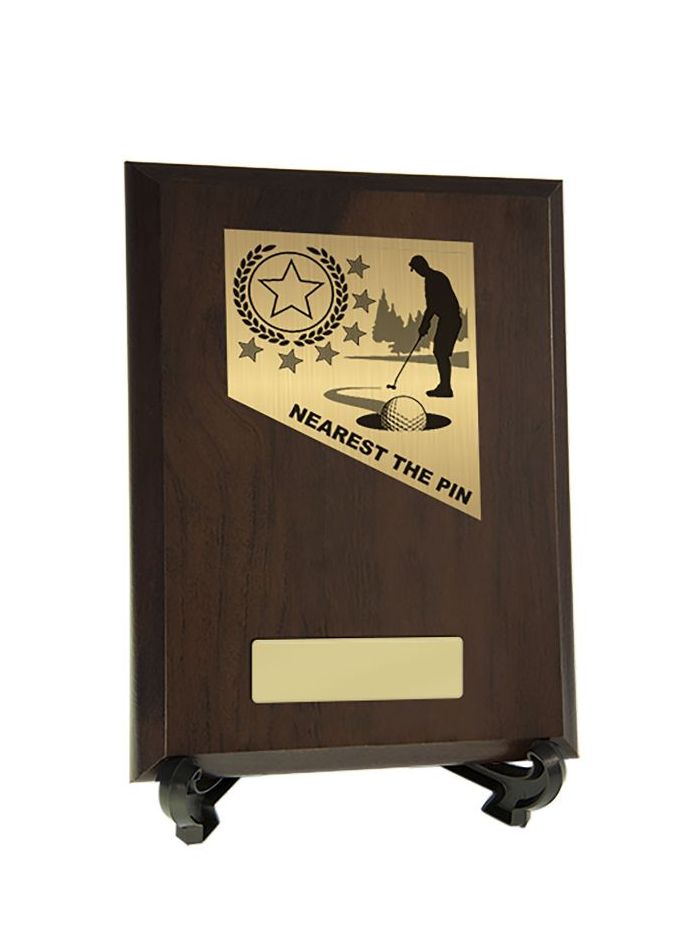 W22-8915 Plaque with Golf Trim 20cm