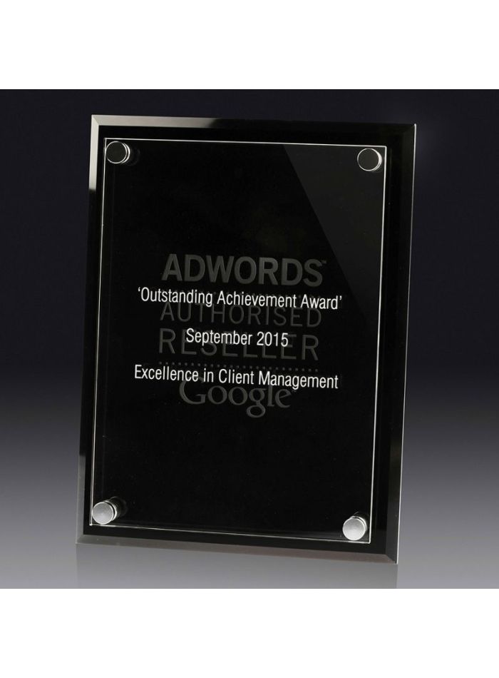 AC81B Acrylic Ambition Plaque 25cm