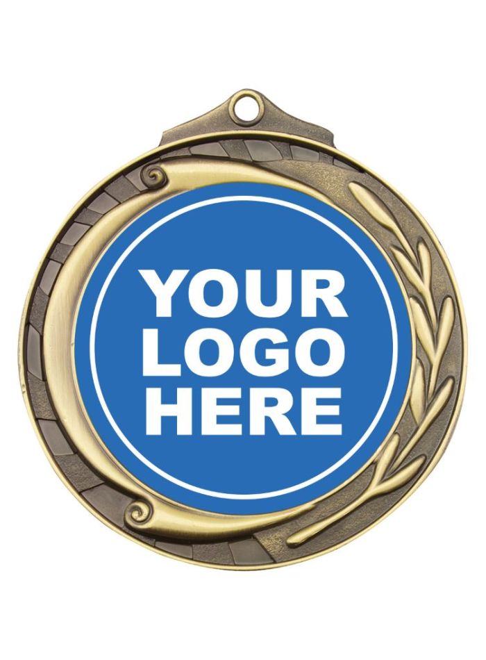 M102G Wreath Insert Medal Gold 7cm