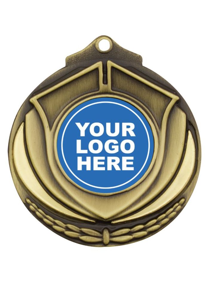 M431G Shield Medal Gold 5.2cm