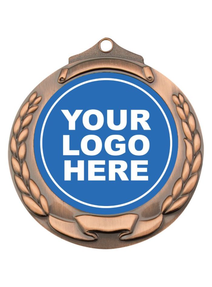 M862B Banner Wreath Insert Medal Bronze 7cm