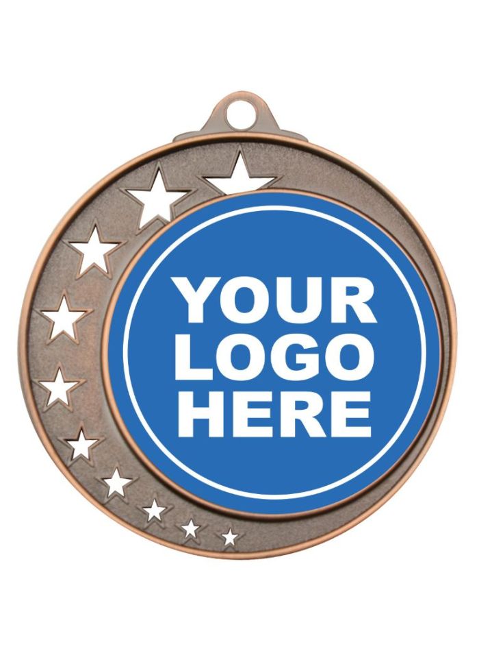 MH970B Star Series Insert Bronze Medal 7cm