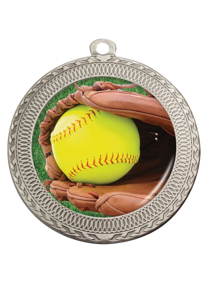 MVN752S Ovation Softball Medal Silver