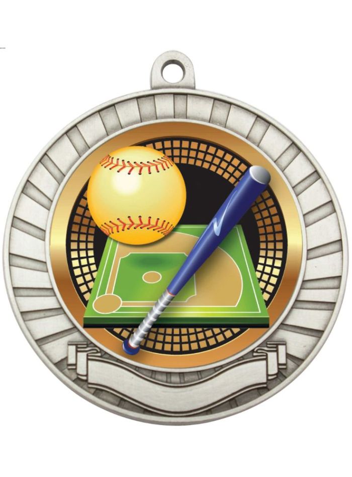 MY201S-B75 Softball Silver Medal 7cm