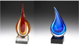 buy art glass trophies online